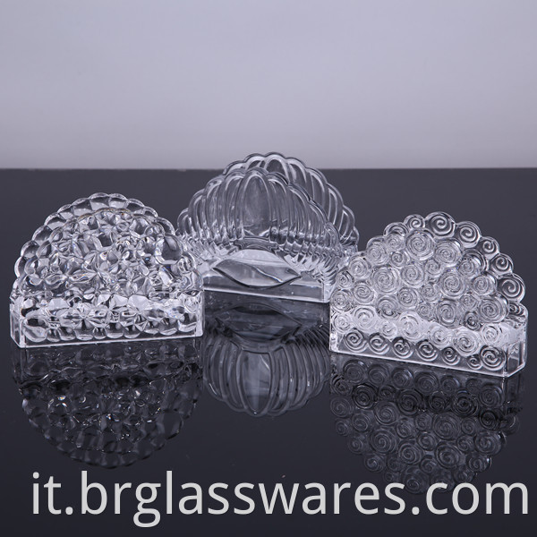 crystal glass napkin holder 4